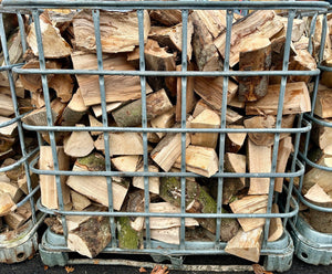 Caged Hardwood Logs (1.1 m3)